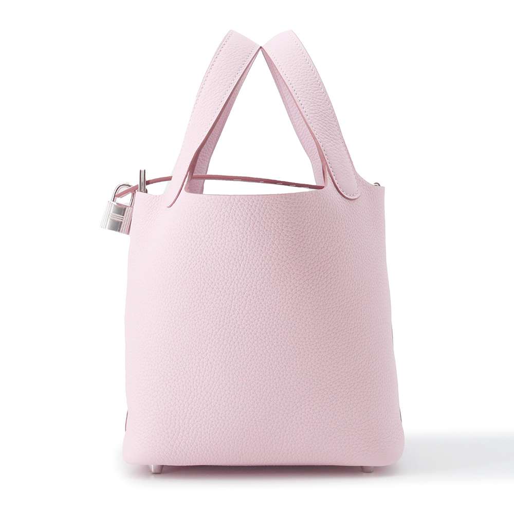 エルメス ハンドバッグ ピコタンロックPM モーヴペール/シルバー金具 トリヨンクレマンス W刻印 【中古】 エルメス ピコタンロック ピコタン エルメス バッグ エルメス レディース HERMES Picotin Lock HERMES BAGのサムネイル