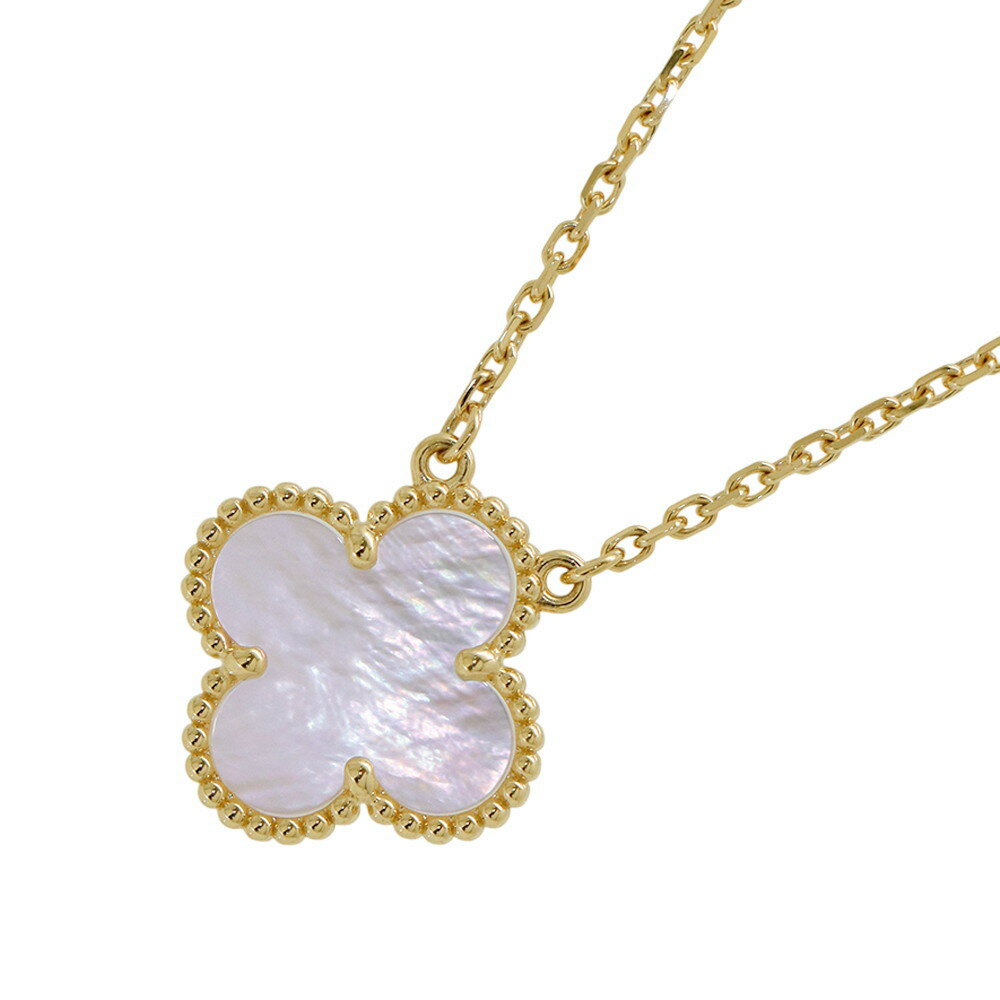 ヴァンクリーフ&アーペル ネックレス ヴィンテージ アルハンブラ ペンダント マザーオブパール K18YGイエローゴールド VCARA45900 【安心保証】 【中古】 ヴァンクリ ネックレス ジュエリー レディース Van Cleef & Arpelsのサムネイル