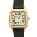 カルティエ サントス デュモン XL WGSA0083 200本限定モデル Cartier 腕時計 シルバー文字盤 【安心保証】 【中古】 カルティエ サントス デュモン Cartier カルティエ 中古