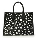 ルイヴィトン トートバッグ モノグラム・アンプラント LV × YK オンザゴーMM M46389 ハンドバッグ 草間彌生 黒 ブラック 【中古】 ルイ・ヴィト...