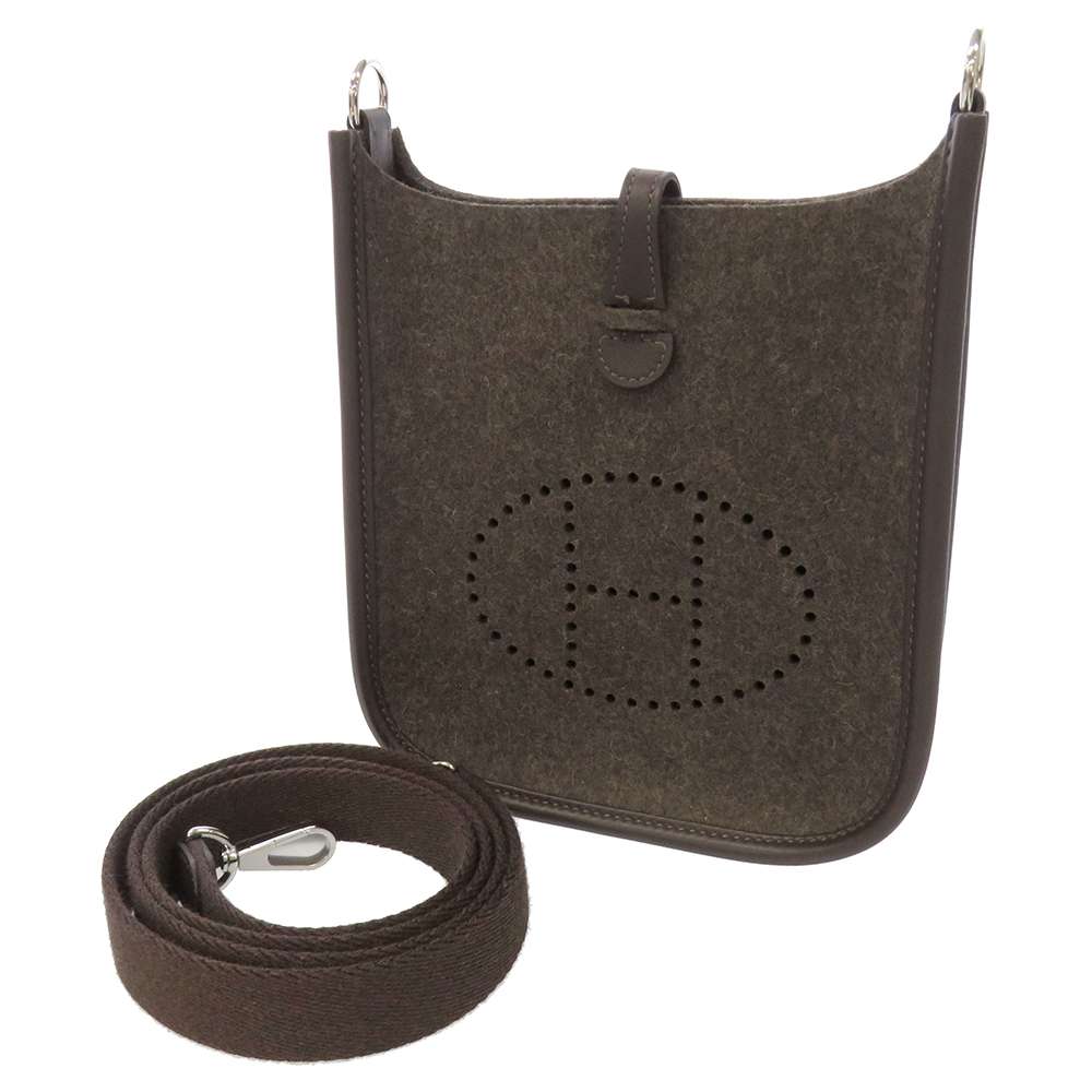 エルメス ショルダーバッグ エブリンTPM エベーヌ/シルバー金具 フェルト/スイフト Z刻印のサムネイル