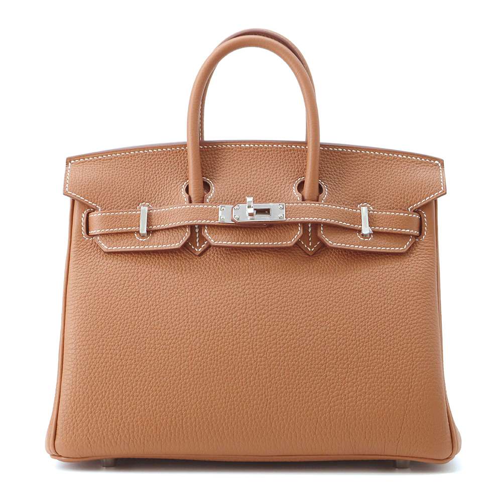 エルメス バーキン バッグ（レディース） エルメス バーキン25 ゴールド/シルバー金具 トゴ B刻印 HERMES Birkin ハンドバッグ エルメス バーキン エルメス バッグ エルメス レディース HERMES Birkin HERMES BAG