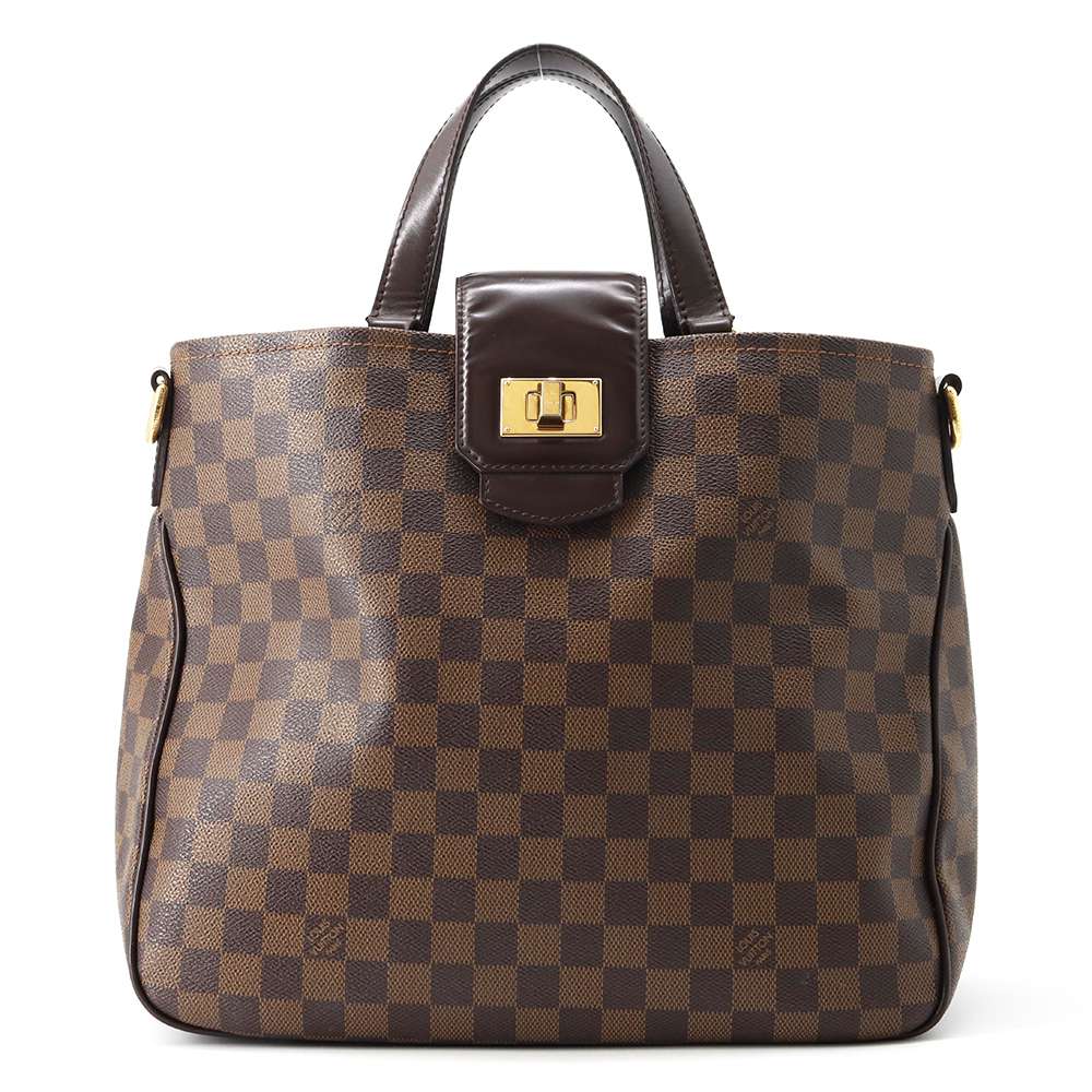 ルイヴィトン ハンドバッグ ダミエ・エベヌ カバ・ローズベリー N41177 LOUIS VUITTON バッグ 2wayショルダーバッグ 【安心保証】 【中古】 ルイ・ヴィトン ダミエ ルイ ヴィトン バッグ ルイ ヴィトン レディース LOUIS VUITTON BAG 中古