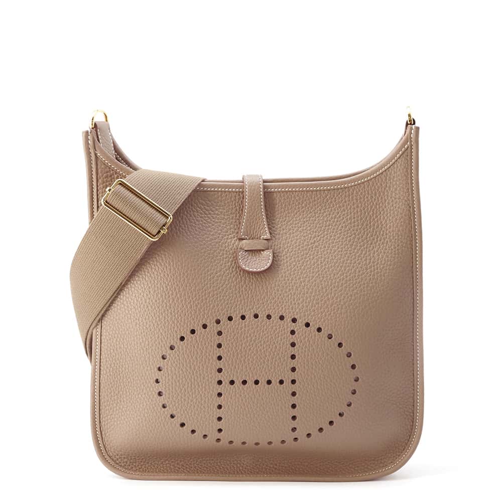 【決算セール開催中】 エルメス ショルダーバッグ エブリン3 PM エトゥープ/ゴールド金具 トリヨクレマンス W刻印 【中古】 エルメス バッグ エルメス HERMES BAG 中古のサムネイル