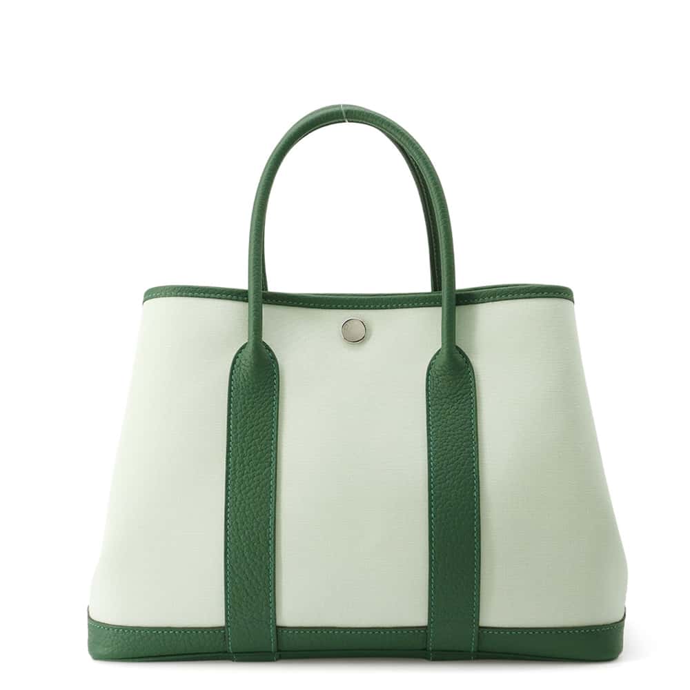 エルメス ガーデンパーティTPM ヴェールペパーミント/ヴェールモワイヤン/シルバー金具 トワルアッシュ/ネゴンダ W刻印 エルメス ガーデンパーティ エルメス バッグ エルメス レディース HERMES BAGのサムネイル