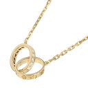 カルティエ ネックレス LOVE ネックレス ダイヤモンド 18P 計0.22ct K18YGイエローゴールド B7013800 ベビーラブ ペンダント 【安心...