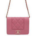 シャネル チェーンカードケース マドモアゼル マトラッセ ココマーク ラムスキン CHANEL 財布 【安心保証】 【中古】 シャネル 財布 シャネル コインケ...