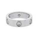 カルティエ リング ラブリング フルダイヤ ダイヤモンド 6P K18WGホワイトゴールド リングサイズ53 B4026000 Cartier 指輪 【安心保証】 【中古】 カルティエ リング Cartier jewelry(4)