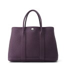 エルメス トートバッグ ガーデンパーティTPM カシス/シルバー金具 ネゴンダ U刻印 HERMES Garden Party 【中古】 エルメス ガーデンパー...