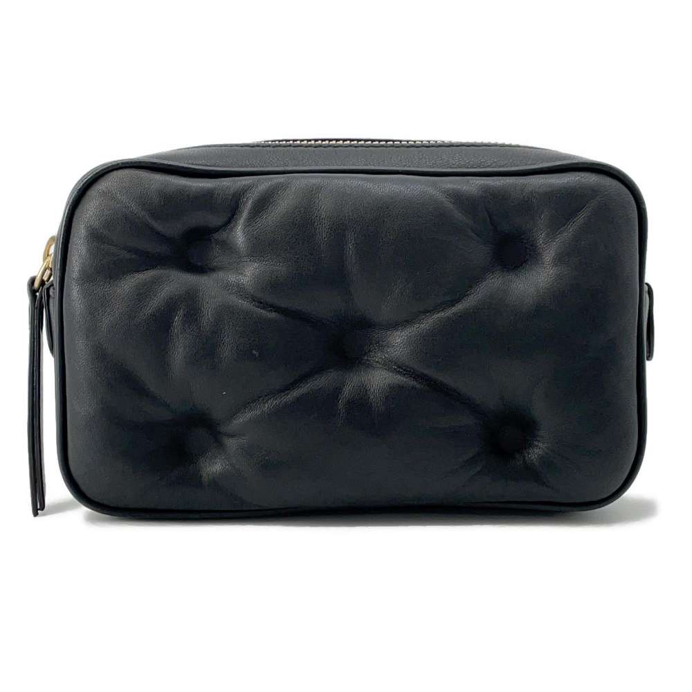 メゾンマルジェラ ボディバッグ レザー S56WB0012 Maison Margiela ウエストバッグ 黒 【安心保証】 【中古】 メゾンマルジェラ バッグ メゾンマルジェラ レディース Maison Margiela BAG