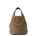 エルメス トートバッグ インザループ 18 エトゥープ/ゴールド金具 トリヨンクレマンス/スイフト W刻印 エルメス インザループ HERMES BAG
