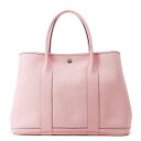 エルメス トートバッグ ガーデンパーティPM ローズサクラ/シルバー金具 カントリー T刻印 【安心保証】 【中古】 エルメス ガーデンパーティ エルメス バッ...