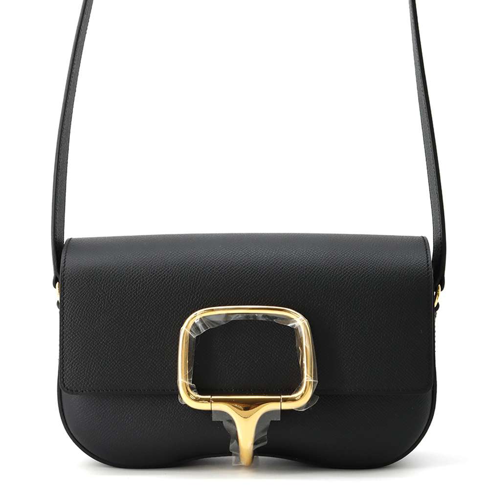 エルメス デッラ・カヴァッレリア エラン ブラック/ゴールド金具 エプソン K刻印 HERMES 黒 エルメス バッグ エルメス HERMES BAG