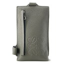 ロエベ ボディバッグ アナグラム バーティカル Tポケット レザー C500P02X02 LOEWE バッグ 【安心保証】 【中古】 ロエベ バッグ LOEWE...