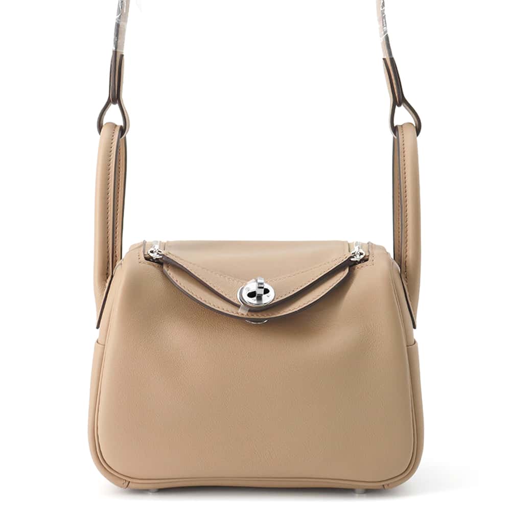 エルメス ハンドバッグ リンディ ミニ ベージュマルファ/シルバー金具 スイフト W刻印 2wayショルダー エルメス リンディ エルメス バッグ エルメス レディース HERMES BAGのサムネイル