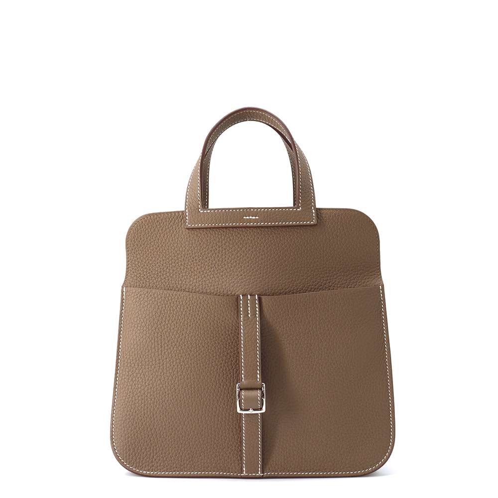 【決算セール開催中！】 エルメス ハンドバッグ アルザン25 エトゥープ/シルバー金具 トリヨクレマンス K刻印 2wayショルダー エルメス バッグ エルメス HERMES BAGのサムネイル