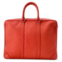 ルイヴィトン ビジネスバッグ ダミエ・アンフィニ ポルトドキュマン・ヴォワヤージュ PDV N41143 LOUIS VUITTON レッド 【安心保証】 【中古】 ルイ・ヴィトン バッグ メンズ LOUIS VUITTON BAG(4)