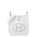エルメス ショルダーバッグ エブリンTPM ニューホワイト/シルバー金具 トリヨンクレマンスB刻印 HERMES Evelyne 【中古】 エルメス エブリン ...