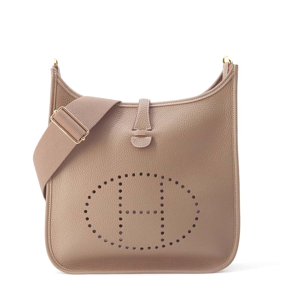 エルメス ショルダーバッグ エブリン3 PM エトゥープ/ゴールド金具 トリヨンクレマンス W刻印 【中古】 エルメス エブリン エヴリン エルメス バッグ エルメス レディース HERMES Evelyne HERMES BAGのサムネイル