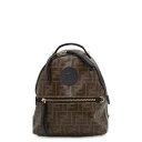 フェンディ リュック ズッカ 8BZ038 FENDI バッグ リュックサック バックパック 黒 【安心保証】 【中古】 フェンディ バッグ FENDI BAG