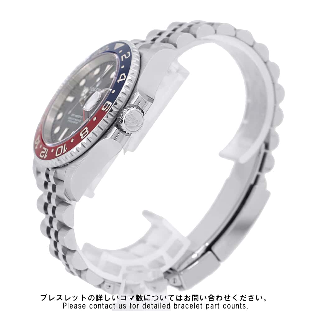 ロレックス GMTマスター2 デイト ランダムシリアル ルーレット 126710BLRO ROLEX 腕時計 黒文字盤 【中古】 ロレックス GMTマスター ROLEX ロレックス 中古