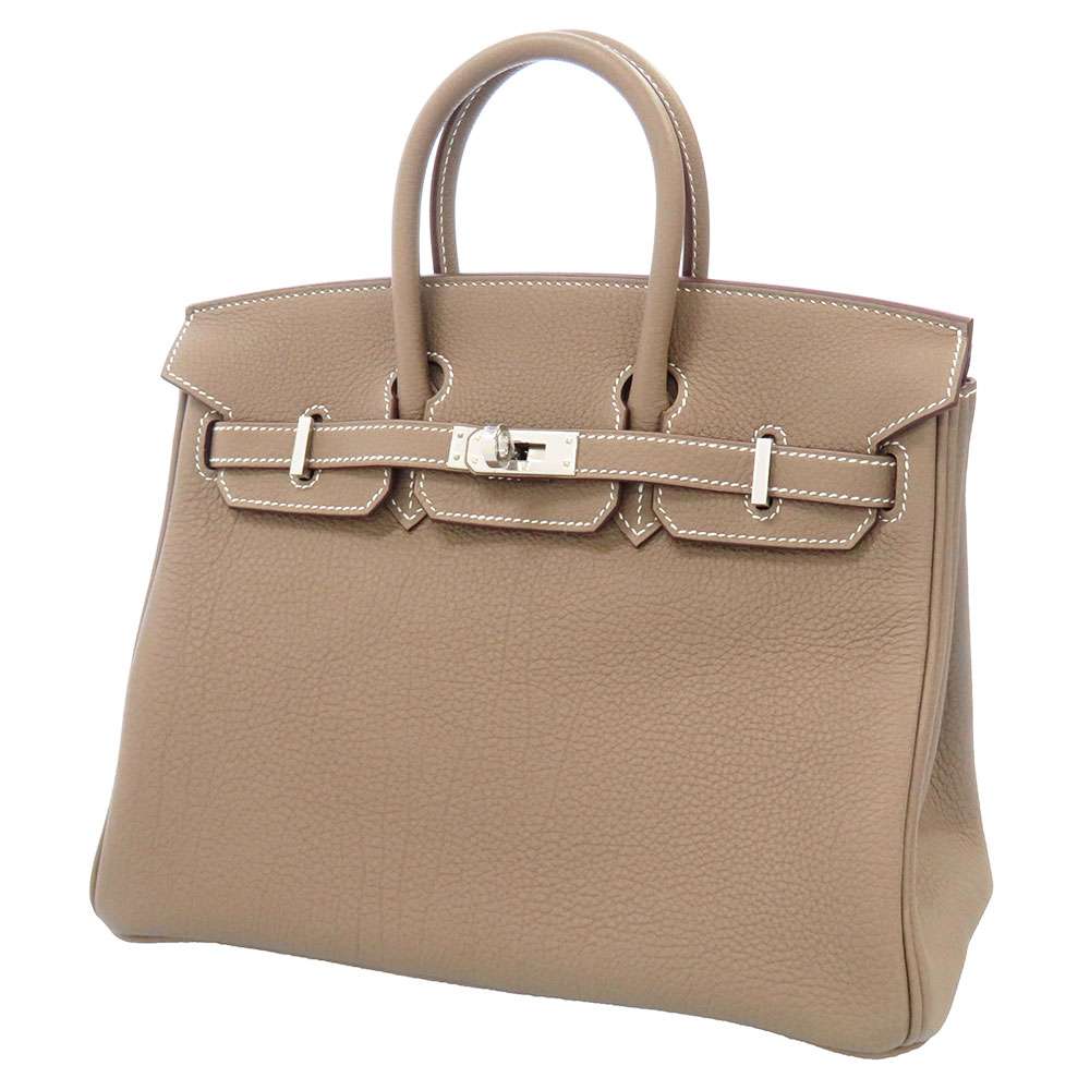 エルメス バーキン25 エトゥープ/シルバー金具 トゴ B刻印 HERMES Birkin ハンドバッグ エルメス バーキン エルメス バッグ エルメス レディース HERMES Birkin HERMES BAGのサムネイル