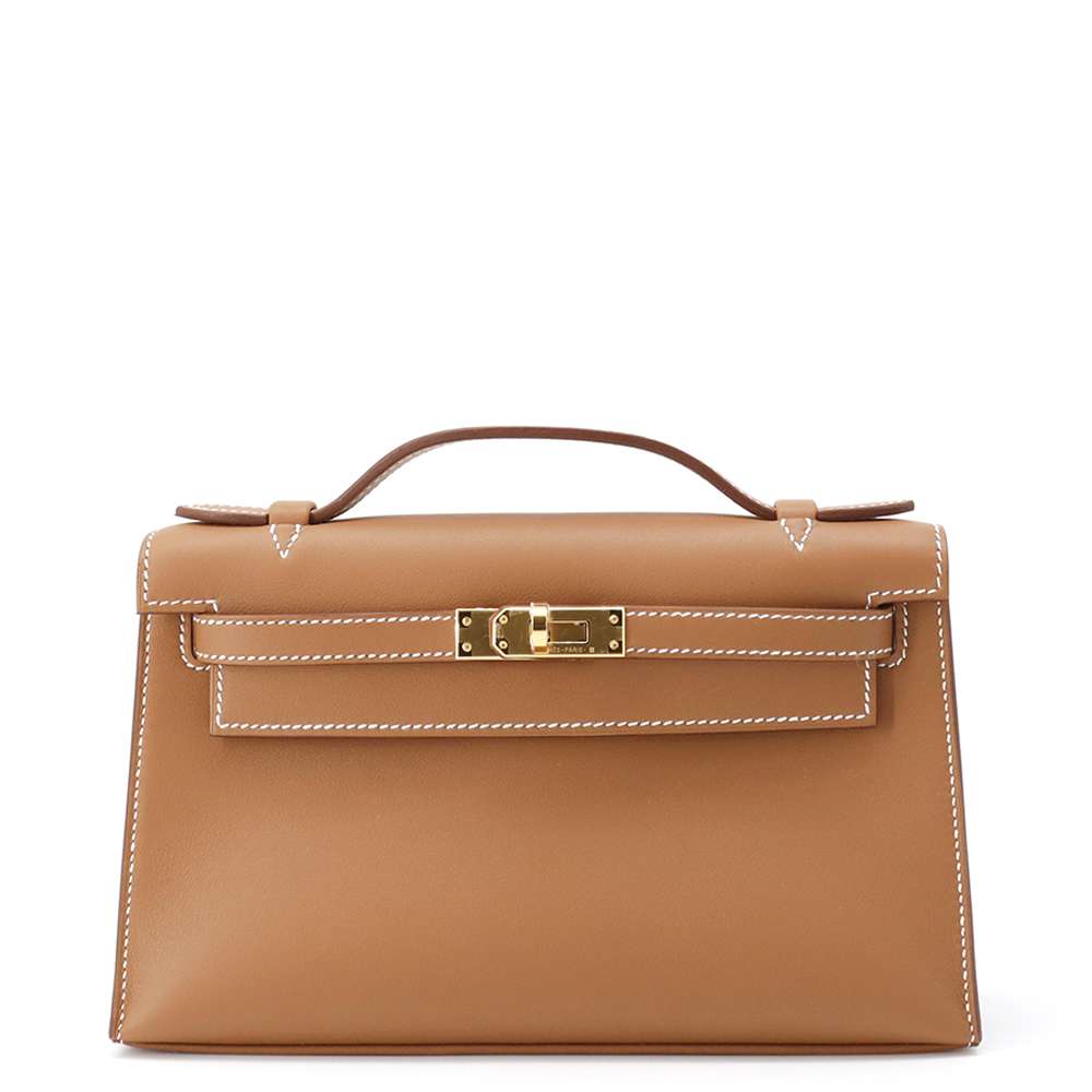 エルメス ハンドバッグ ポシェットケリー ゴールド/ゴールド金具 スイフト W刻印 HERMES バッグ エルメス バッグ エルメス HERMES BAGのサムネイル