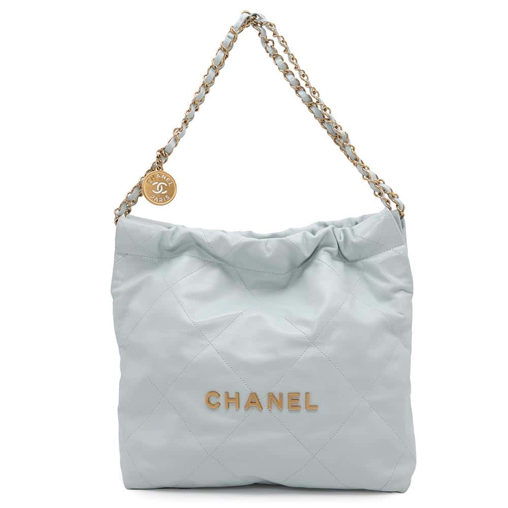 シャネル ハンドバッグ CHANEL 22 マトラッセ スモール シャイニーカーフ AS3260 ショルダーバッグ ポーチ付き 【安心保証】 【中古】 シャネル バッグ シャネル レディース CHANEL BAG