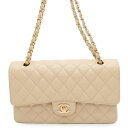 シャネル チェーンショルダーバッグ マトラッセ25 ココマーク キャビアスキン ダブルチェーン A01112 CHANEL 【中古】 シャネル マトラッセ バッ...