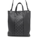 ルイヴィトン トートバッグ タイガ/モノグラム・エクリプス シティ・トート M30431 LOUIS VUITTON ブラック 黒 【安心保証】 【中古】 ルイ・ヴィトン モノグラム バッグ メンズ LOUIS VUITTON BAG(4)