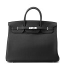 エルメス バーキン40 ブラック/シルバー金具 トゴ B刻印 HERMES Birkin ハンドバッグ 黒 【中古】 エルメス バーキン エルメス バッグ エル...
