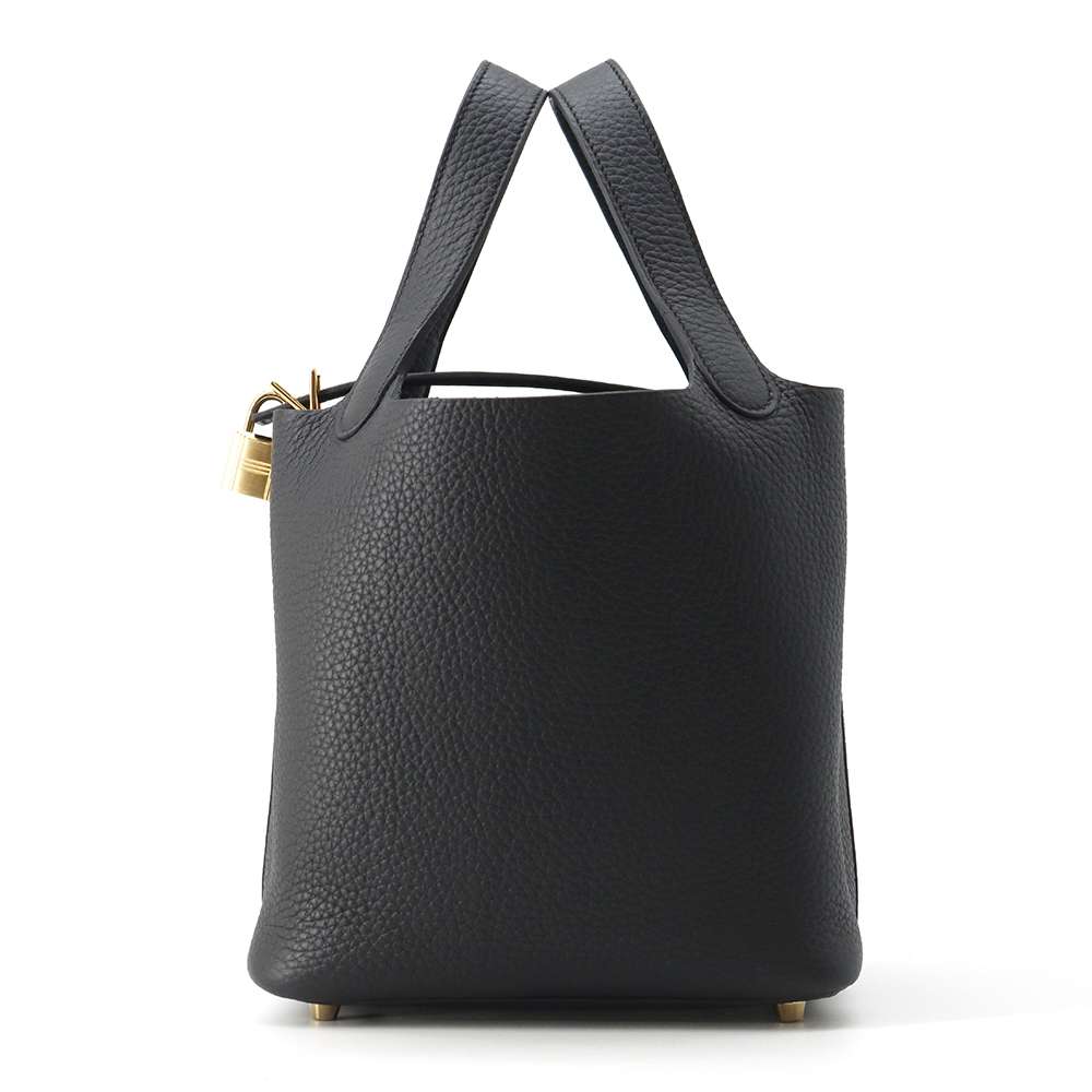 エルメス ハンドバッグ ピコタンロックPM ブラック/ゴールド金具 トリヨンクレマンス W刻印 エルメス ピコタンロック ピコタン エルメス バッグ エルメス レディース HERMES Picotin Lock HERMES BAGのサムネイル