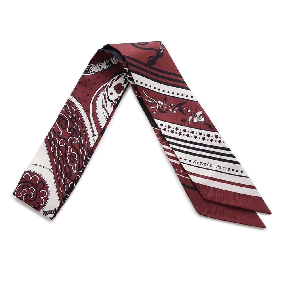 エルメス スカーフ ツイリー アマゾンの祭典・バンダナ Festival Des Amazones シルク HERMES 2024春夏 白 黒 エルメス ツイリー HERMES TWILLYのサムネイル