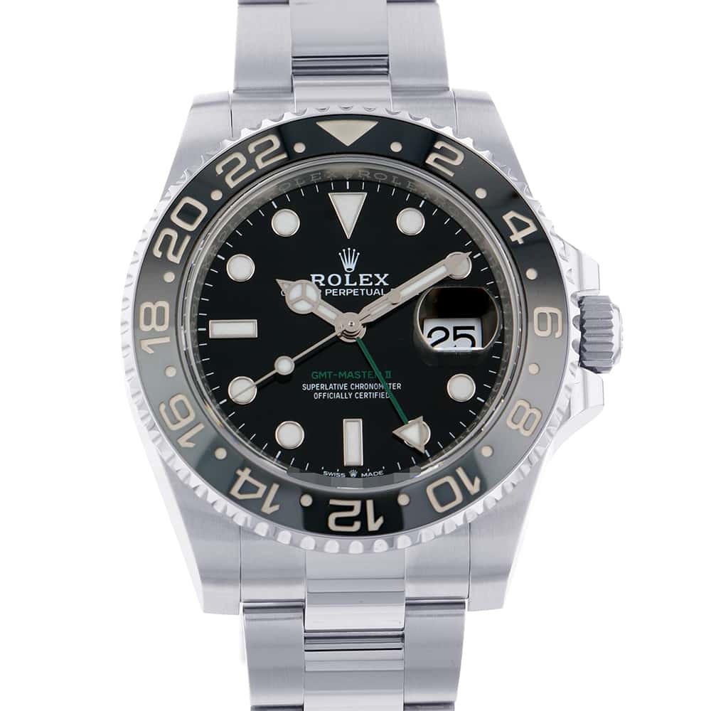 ロレックス GMTマスター2 ランダムシリアル ルーレット 126710GRNR ROLEX 腕時計 黒文字盤 【中古】 ロレックス GMTマスター2 ROLEX ロレックス 中古