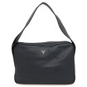 プラダ ショルダーバッグ トライアングルロゴ レザー 1BC023 PRADA ネイビー ワンショルダーバッグ 【安心保証】 【中古】 プラダ バッグ プラダ ...