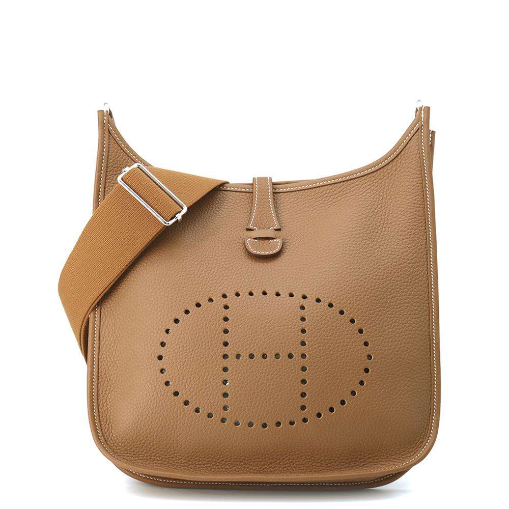 【決算セール開催中！】 エルメス ショルダーバッグ エブリン3 PM ゴールド/シルバー金具 トリヨンクレマンス W刻印 【中古】 エルメス エブリン エヴリン エルメス バッグ エルメス レディース HERMES Evelyne HERMES BAGのサムネイル