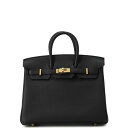 【決算セール開催中!】エルメス バーキン25 ブラック/ゴールド金具 トゴ K刻印 HERMES Birkin ハンドバッグ 黒 エルメス バーキン エルメス ...