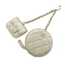 シャネル ノベルティ コインケース Airpodsproケース レザー CHANEL 2024年イヤーズギフト 【中古】 シャネル ノベルティ CHANEL