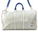 ルイヴィトン ボストンバッグ LVxNBA コラボ モノグラム アンタークティカ キーポル バンドリエール55 M45586 2way 白 【中古】 ルイヴィトン バッグ LOUIS VUITTON BAG