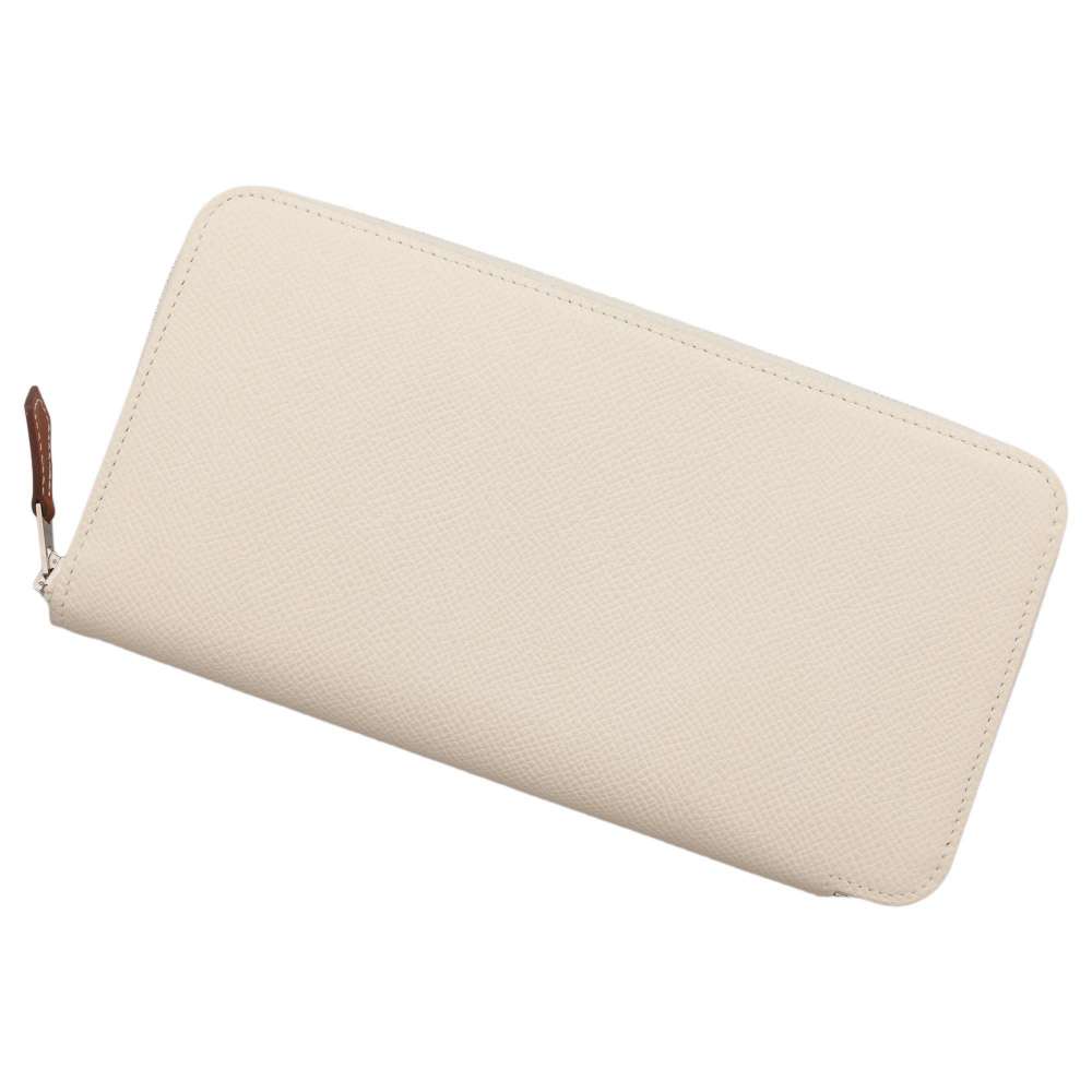 エルメス 長財布 アザップロング シルクイン クレ/シルバー金具 ヴォーエプソン Z刻印 財布　 【中古】 エルメス 財布 エルメス レディース HERMES WALLETのサムネイル