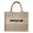 クリスチャン・ディオール ハンドバッグ ブックトート スモール レースキャンバス M1265ZSEL 【安心保証】 【中古】 クリスチャン・ディオール バッグ ディオール レディース Christian Dior BAG