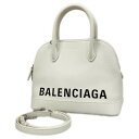 バレンシアガ ハンドバッグ ヴィル トップハンドル レザー 550645 BALENCIAGA バッグ 2wayショルダーバッグ 白 【安心保証】 【中古】 バレンシアガ バッグ バレンシアガ レディース BALENCIAGA BAG