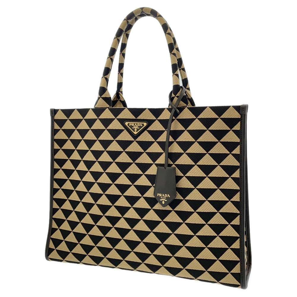 プラダ トートバッグ ジャカードファブリック ラージ 1BA356 PRADA バッグ 【安心保証】 【中古】 プラダ バッグ プラダ レディース PRADA BAGのサムネイル