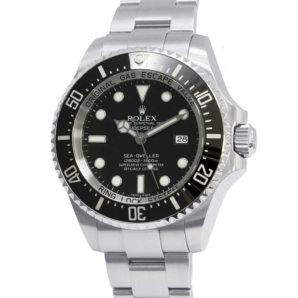 ロレックス シードゥエラー ディープシー V番 116660 ROLEX 腕時計 黒文字盤 【安心保証】 【中古】 ロレックス シードゥエラー ROLEX ロレックス 中古