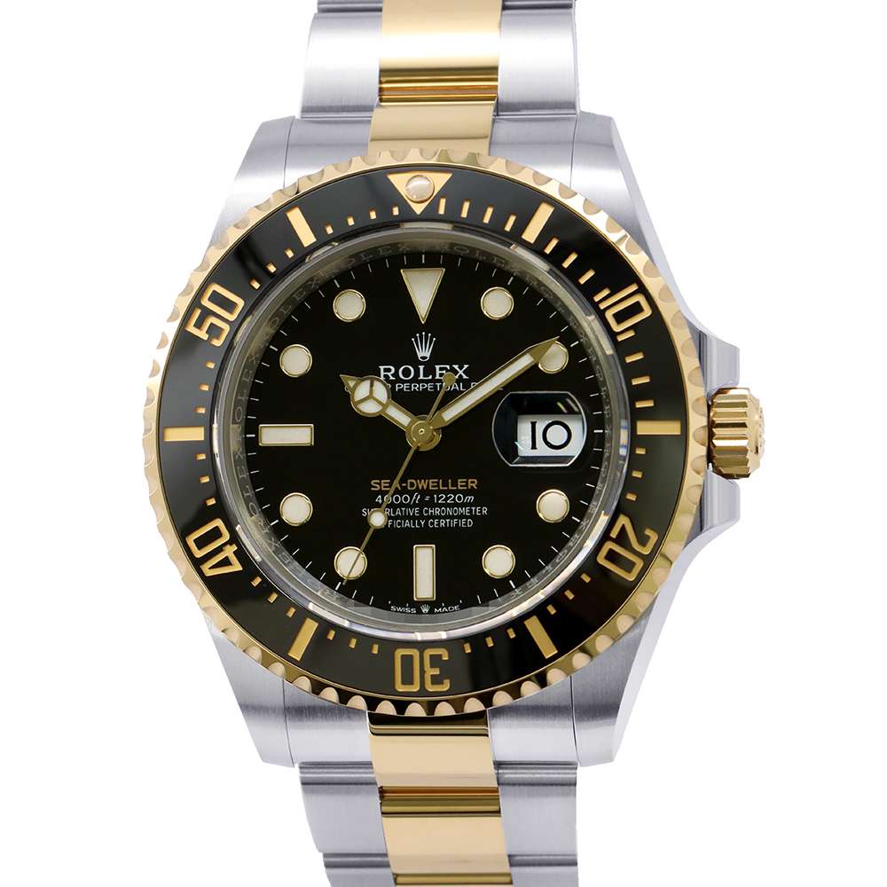 ロレックス シードゥエラー 126603 ROLEX 腕時計 黒文字盤 【安心保証】 【中古】 ロレックス シードゥエラー ROLEX ロレックス 中古