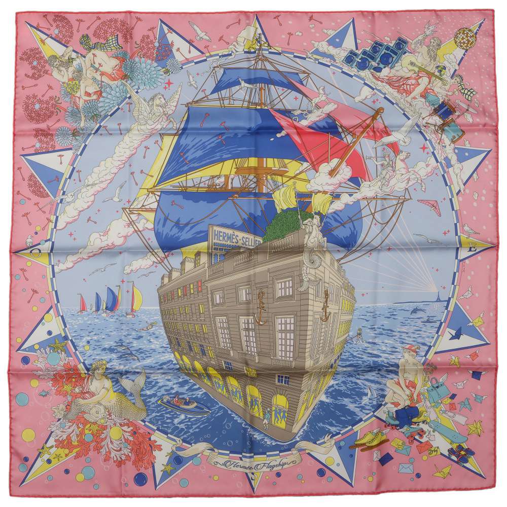 エルメス スカーフ カレ90 エルメス・フラッグシップ Hermes Flagship HERMES シルク 2024春夏 エルメス スカーフ エルメス カレ HERMES SCARF