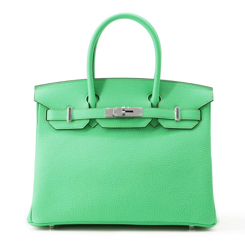 エルメス バーキン バッグ（レディース） エルメス バーキン30 ヴェールコミック/シルバー金具 トゴ B刻印 HERMES Birkin ハンドバッグ エルメス バーキン エルメス バッグ エルメス レディース HERMES Birkin HERMES BAG