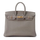 エルメス バーキン25 エタン/ピンクゴールド金具 トゴ Z刻印 HERMES Birkin ハンドバッグ 【中古】 エルメス バーキン エルメス バッグ エルメス レディース HERMES Birkin HERMES BAG