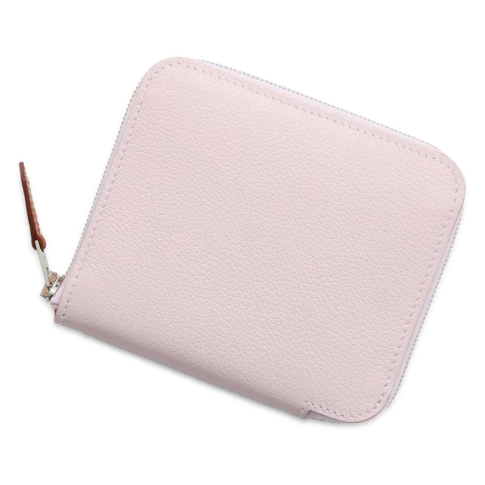 エルメス コインケース アザップコンパクト シルクイン モーヴペール/シルバー金具 エバーカラー B刻印 エルメス コインケース エルメス HERMES WALLETのサムネイル
