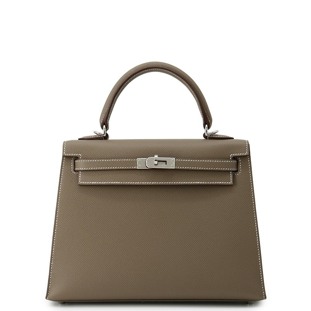 エルメス ハンドバッグ ケリー25 外縫い エトゥープ/シルバー金具 エプソン B刻印 2wayショルダー 【中古】 エルメス ケリー エルメス バッグ エルメス レディース HERMES Kelly HERMES BAGのサムネイル